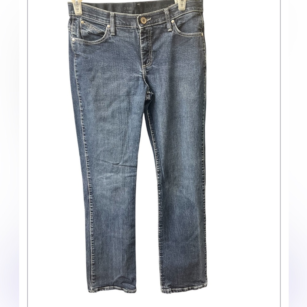 Wrangler Q-Baby Ultimate Riding Jeans Women’s Size 9/10 x 34 Long Embellished - Picture 6 of 9
